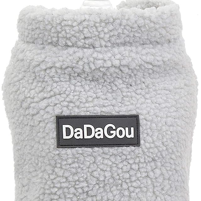 Foto 7 de 7 de smalllee_lucky_store - Chaleco de forro polar suave para mascotas, abrigo de invierno para perros pequeños…