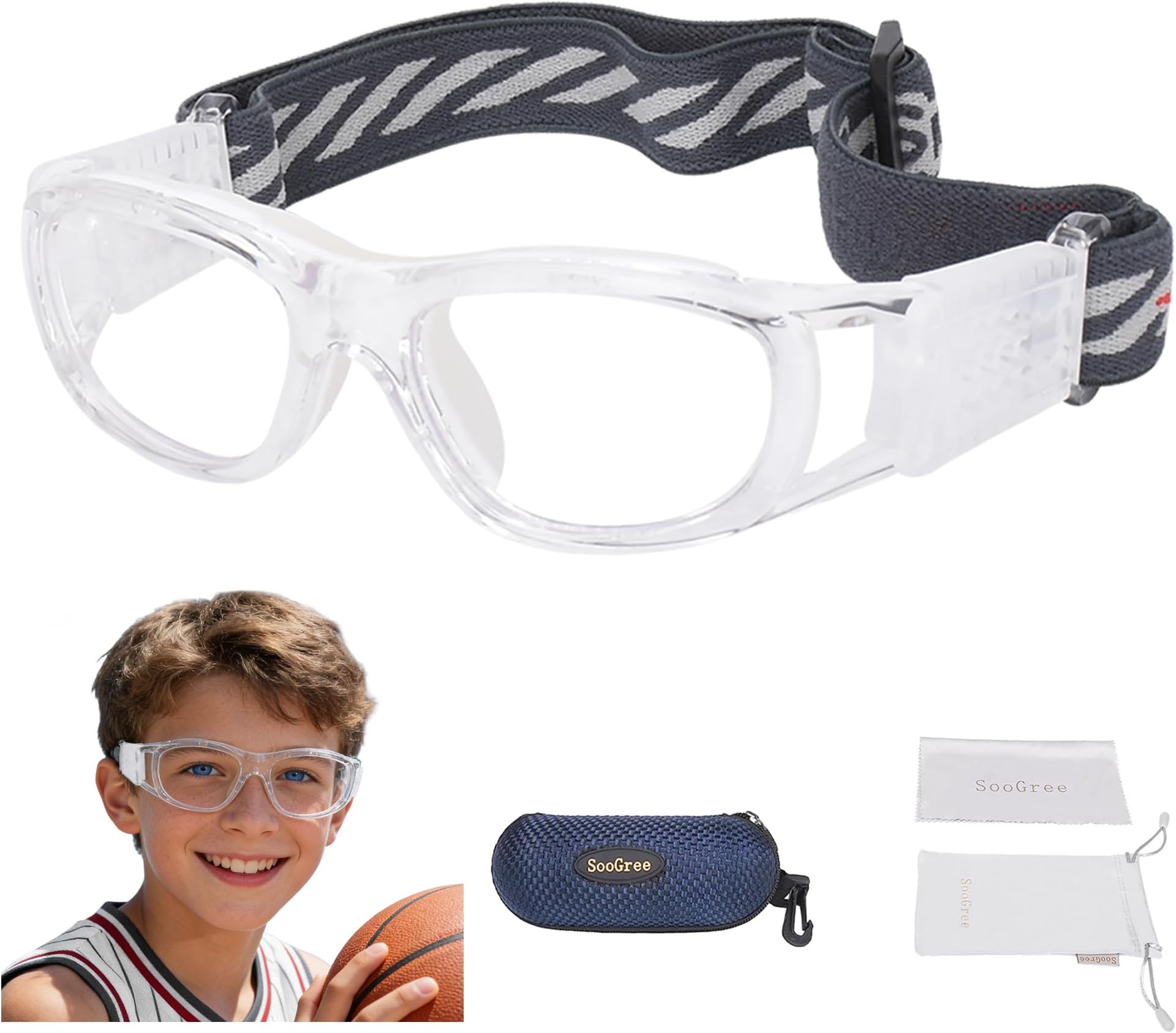 SooGree Kids Sport Glasses Basketball Football Goggles Glasses