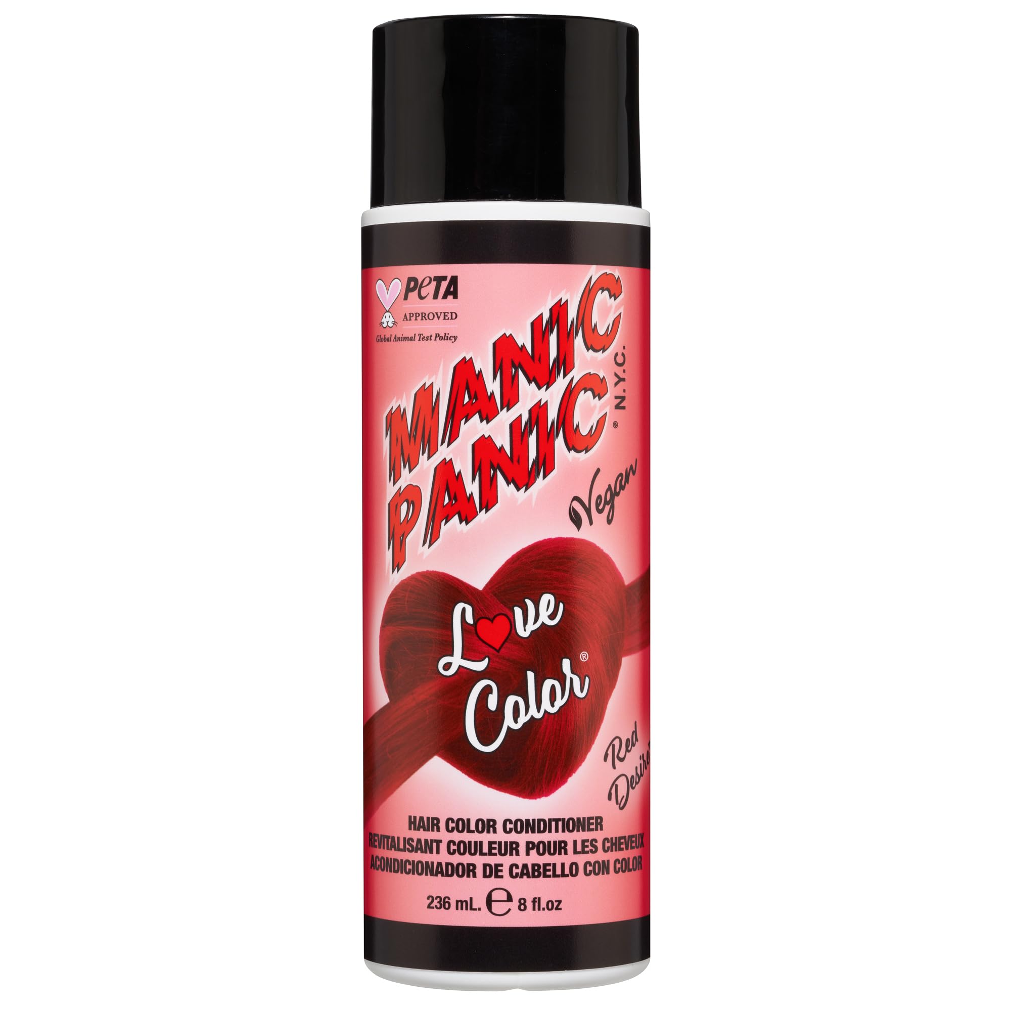 Manic Panic Love Color Conditioner – Desire Red, 236 ml