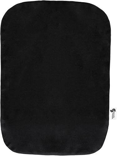 Miniatura 2 de Funda elástica negra para bolsa de ostomía  Bolsas de ileostomía de estoma de colostomía de moda y ajustables  Negro, tamaño 5 x 8 (apertura grande)