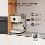 Cable Matters [cETL Inscrit] 3 Emballage avec sortie de terre ON Interrupteur d'arrêt, interrupteur à sortie unique / Commutateur de prise en noir