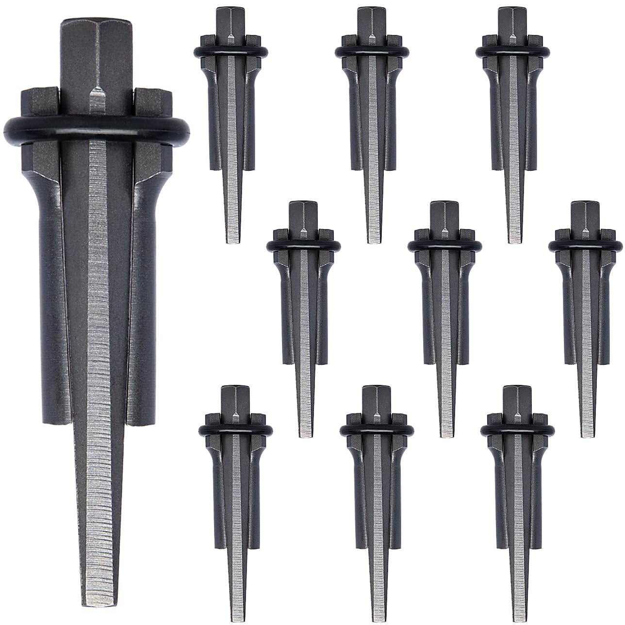 CenterZ 10 Sets Rock Splitter, 3/4 inch Diameter with 2 inch Depth Drill Hole Fitted Stone