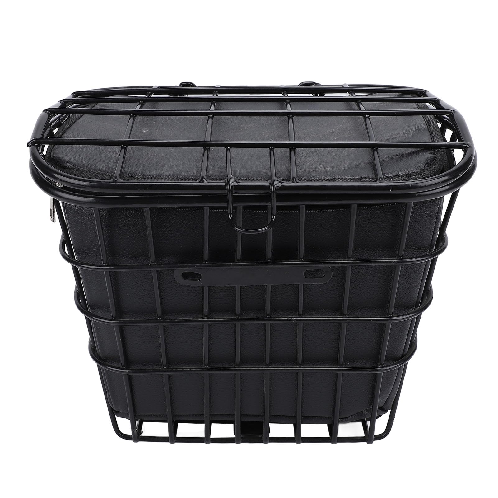 Cesta de Metal para Bicicleta, Bolsa con Forro Negro Resistente Al Agua para Patinete Eléctrico(Cajas de papel kraft entregadas)