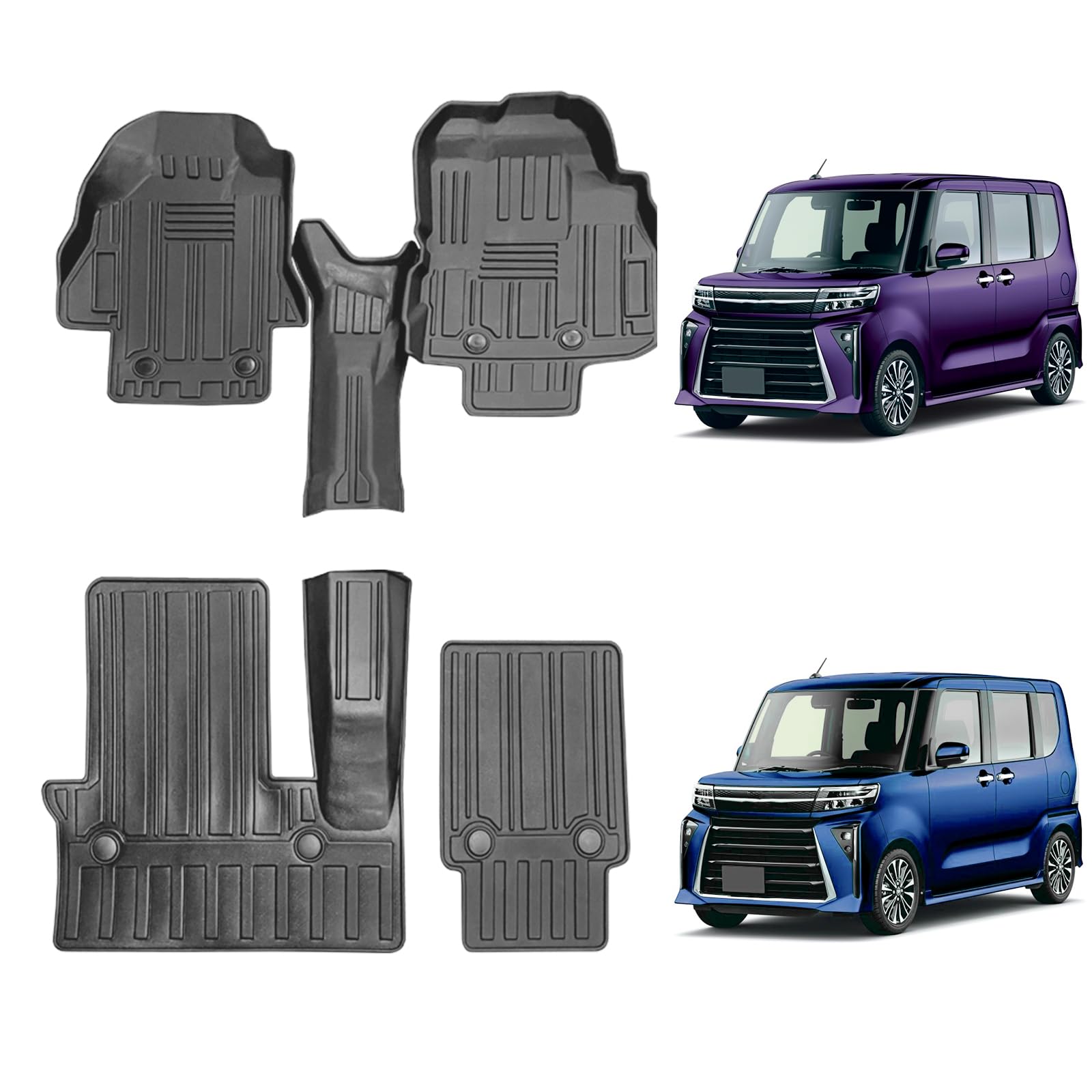 Amazon | Shvgen|適合ダイハツ タント LA650S LA660Sフロアマット1-2列 