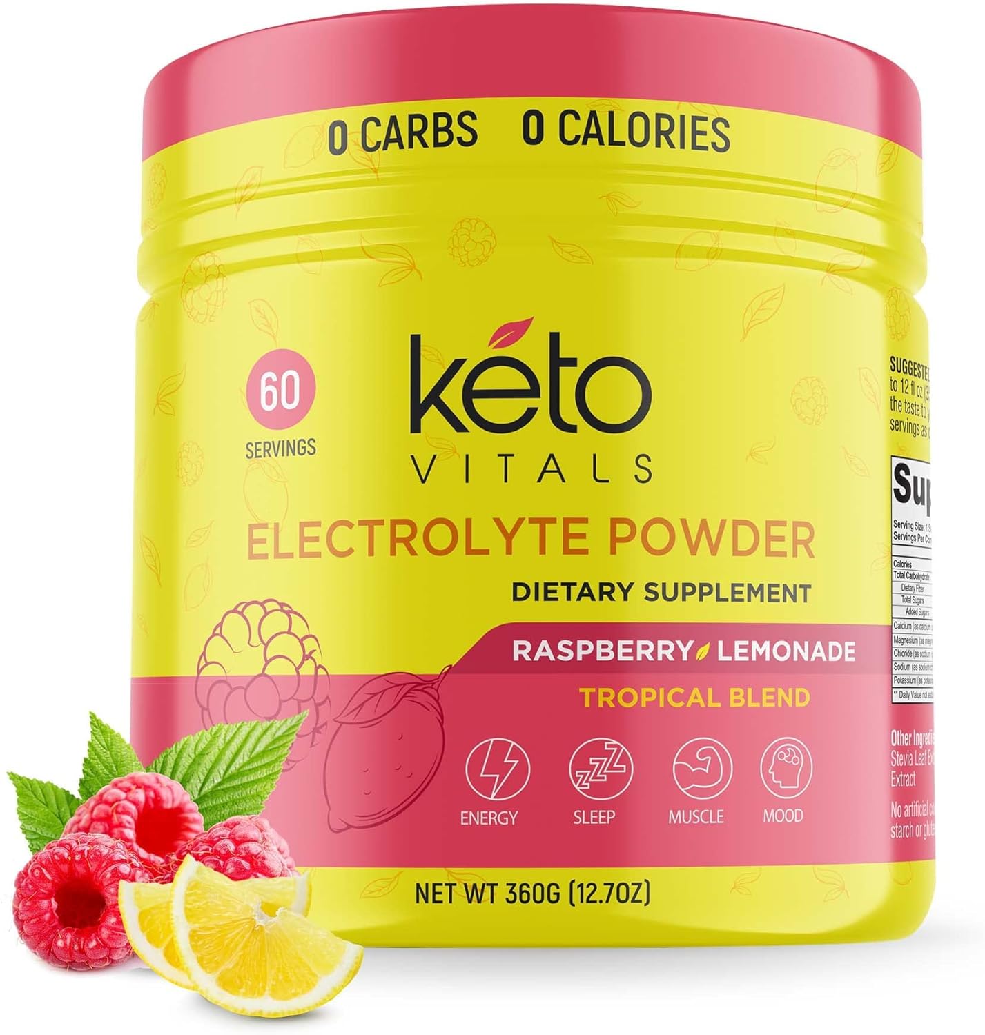 Keto Vitals Electrolytes Powder – Sugar...