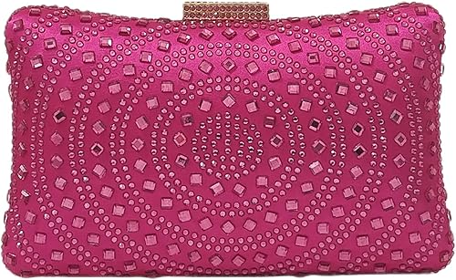 Caja de cristal embrague bolsos de diamantes de imitación para mujeres bolso de fiesta de boda bolsa de noche