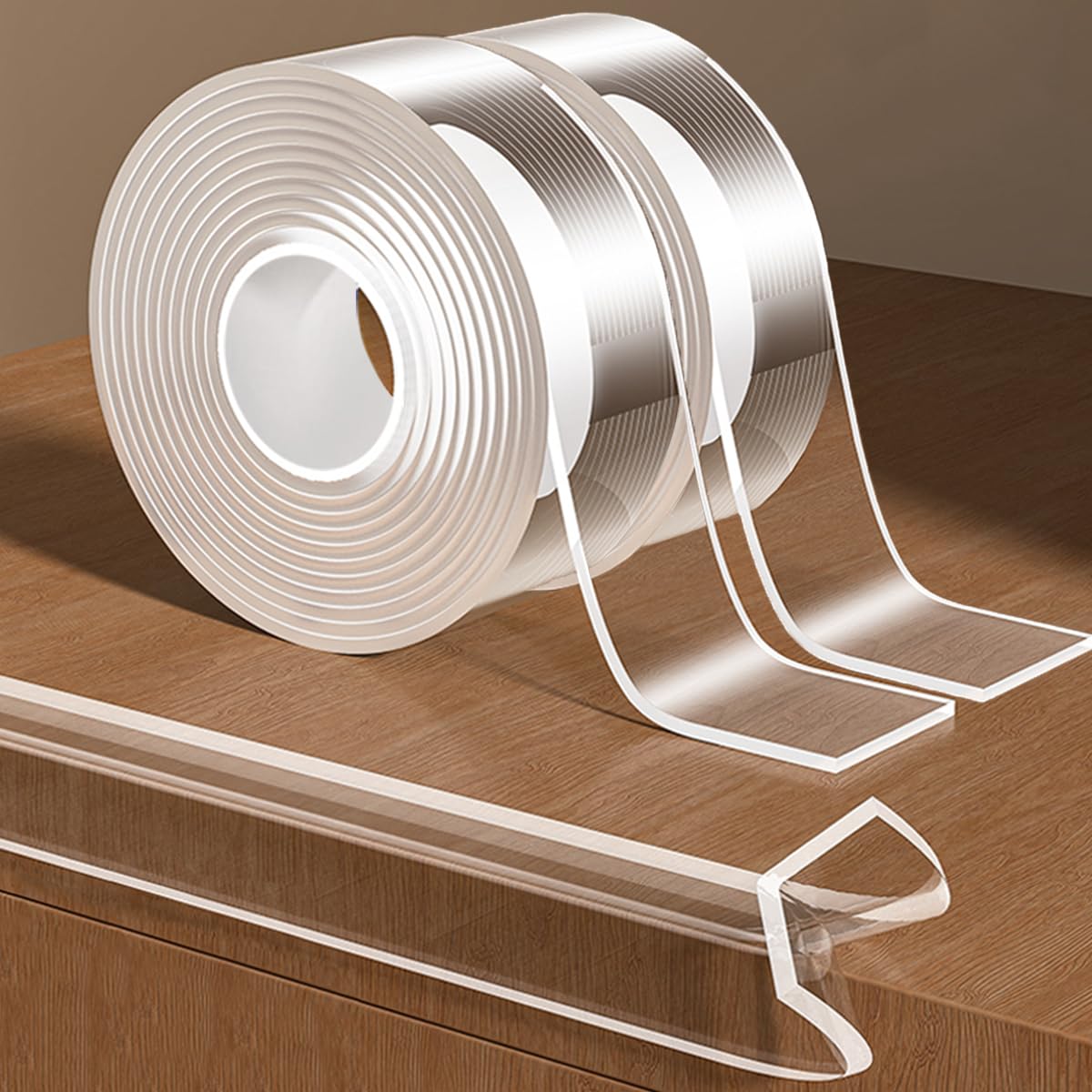 2Pack Baby Proofing Edge Protector for Baby,Clear Edge Protector Strip Sharp Edge Wrap Cover Tape,Corner Bumpers for Furniture,Crib Rail Covers for