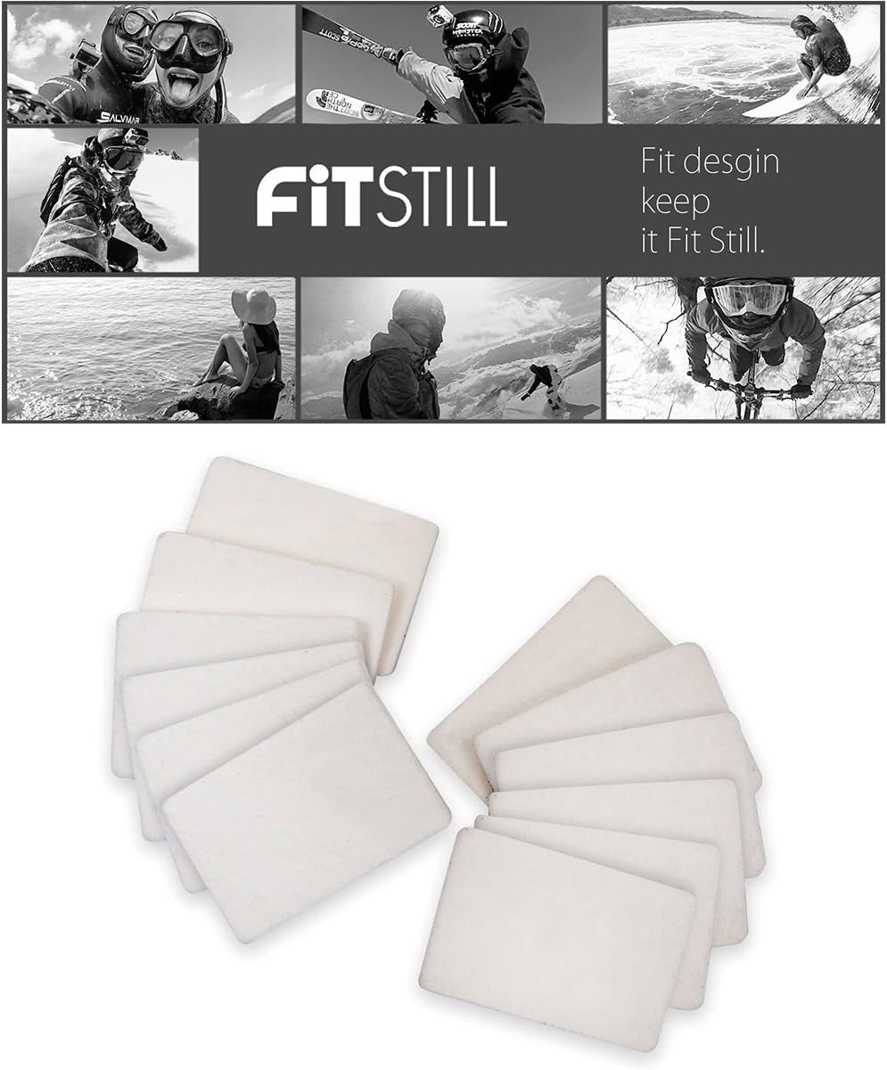FiTSTILL Anti-Fog Inserts 24 pcs - Reusable Moisture Absorbent Strips for Underwater Dive Shells for Go Pro Hero 13/12/11/10/9/8/7/6/5/4/3 Session, MAX, 11 Mini and DJI osmo action 5 pro/4/3/2/