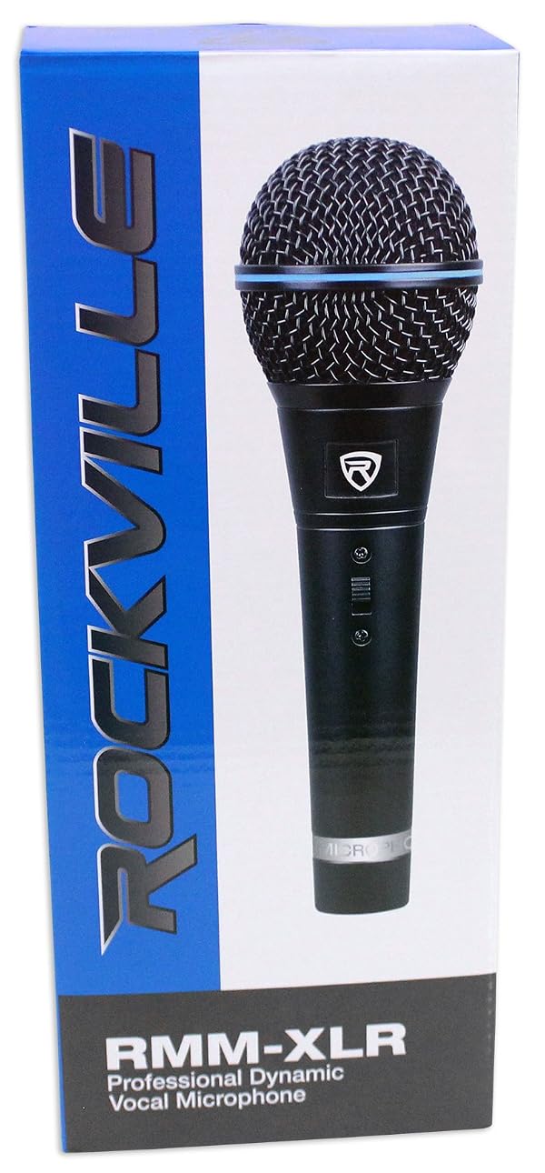 Rockville RMM-XLR Dynamic Cardiod Professional Metal Microphone with 10-Feet XLR Cable by Rockville - Image 5