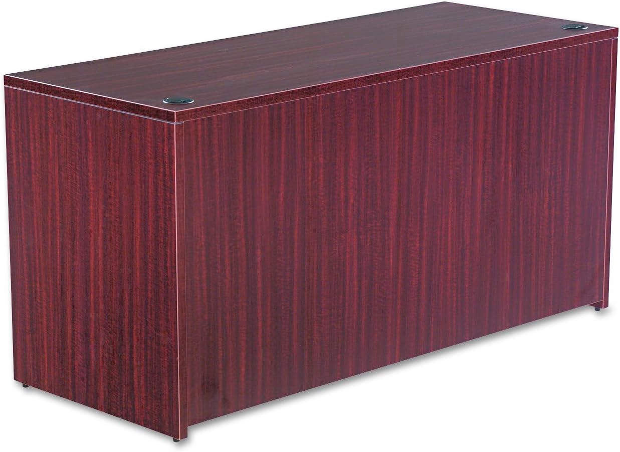 Alera Valencia Series 60 by 24 by 29-12-Inch Credenza Shell, Mahogany Frame/Top