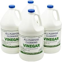 4 Gallons All Purpose Cleaning Vinegar, 5% Acidity | Multi-Purpose Household Surface Cleaner, Safe for Laundry, Effective Deodorizer, Ready to Use 4 Jugs of 1 Gallon