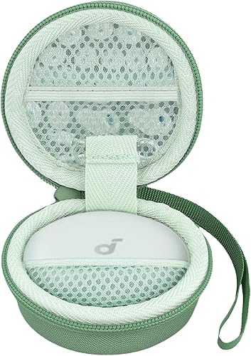 Miniatura 10 de Khanka Funda de transporte rígida de repuesto para auriculares Anker Soundcore Life Q20+ / Q20 Hybrid Active Noise Cancelling, solo funda