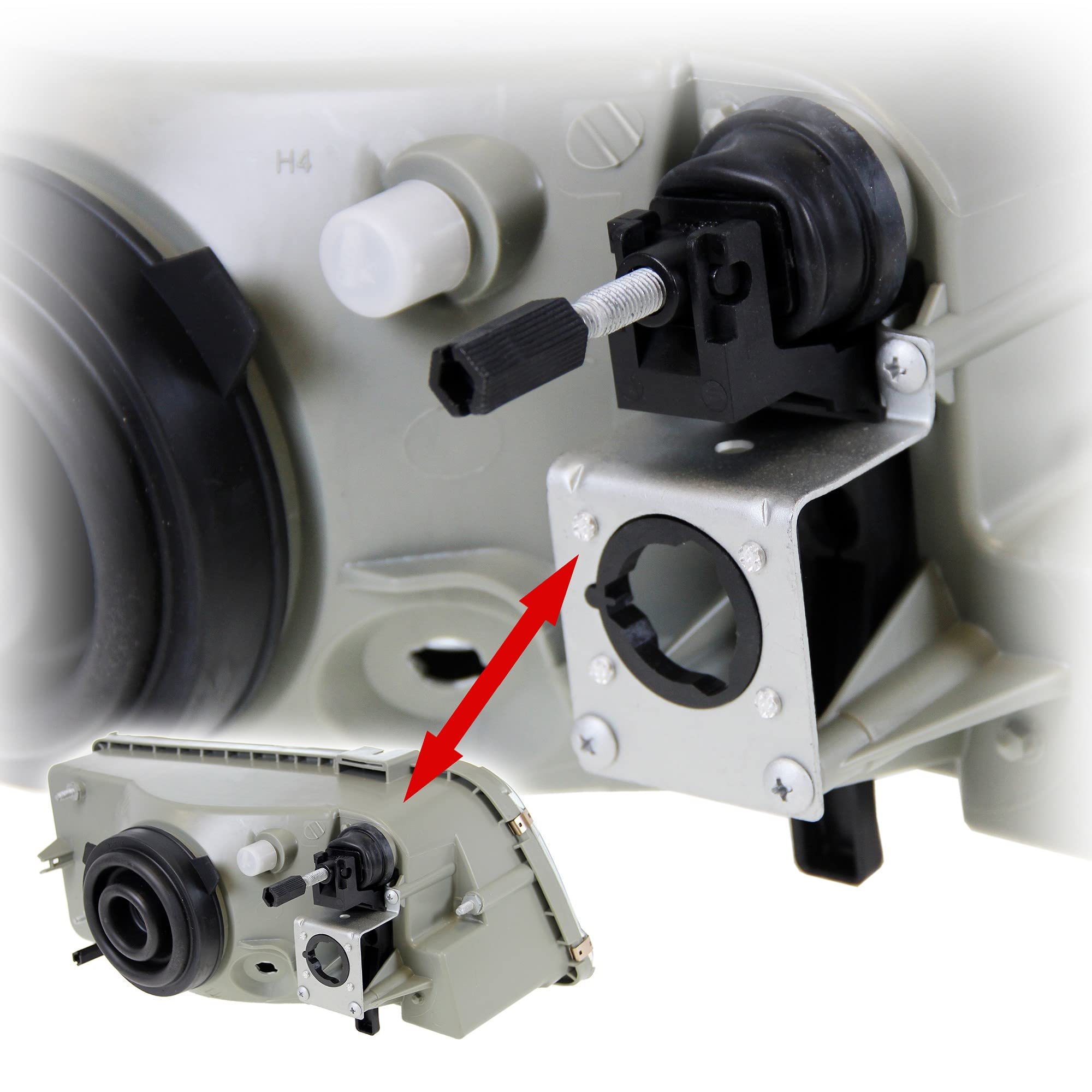 ATEC Germany 2x fari anteriori sinistro + destro H4, compatibile con | Compatibile con: CITROËN JUMPER I Bus, JUMPER I Kasten, JUMPER I Pritsche/Fahrgestell, FIAT DUCATO Bus, DUCATO Kasten