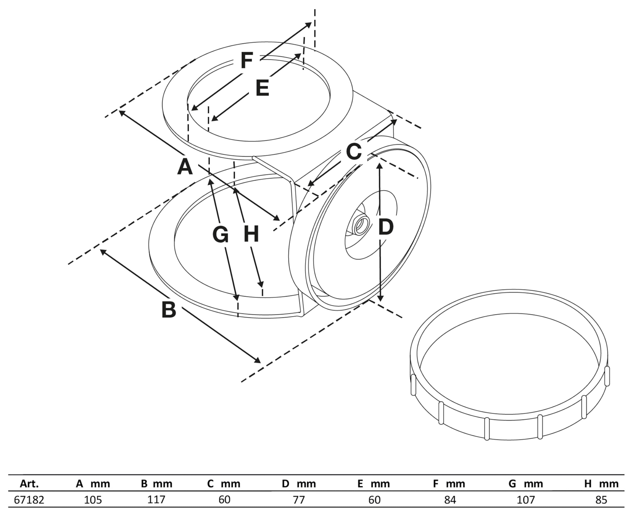 Magnetischer Halter | für Schweißbrenner - BGS technic