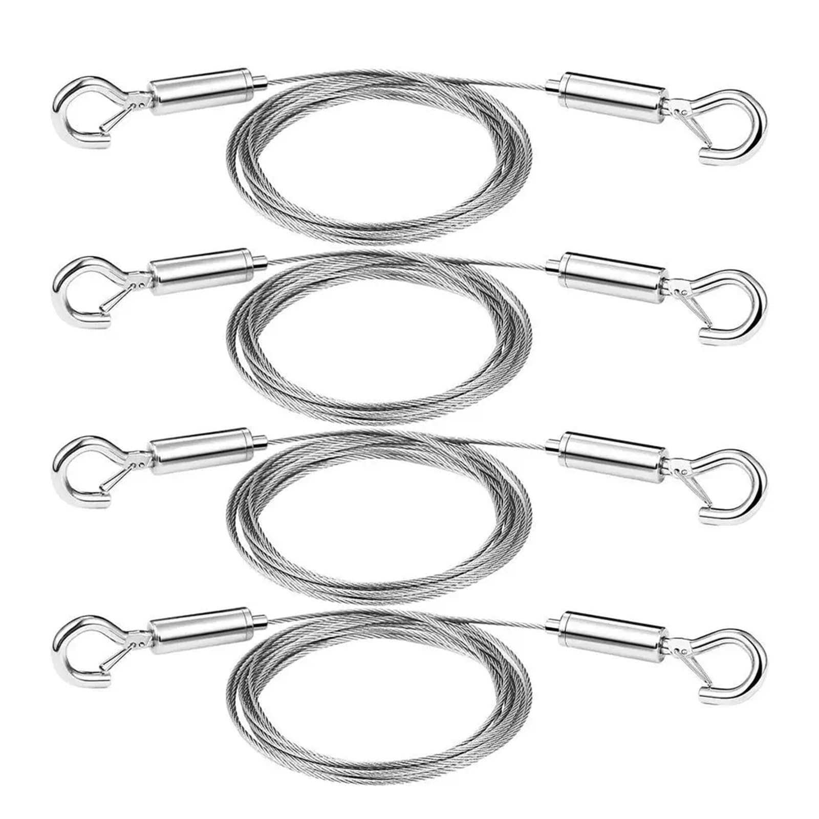 Gwyzax One Color Adjustable Picture Hanging Wire 10 Pcs Heavy Duty Wire Rope, Adjustable For Picture Hanging