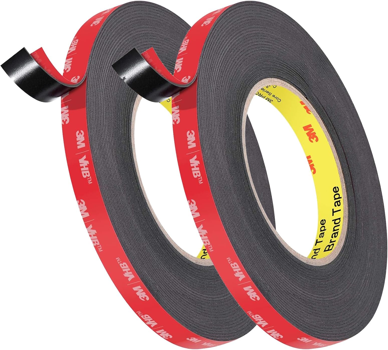 2 Pack 3M Double Sided Tape, Heavy Duty Mounting Tape, Adhesive Foam Tape Made with 3M VHB for