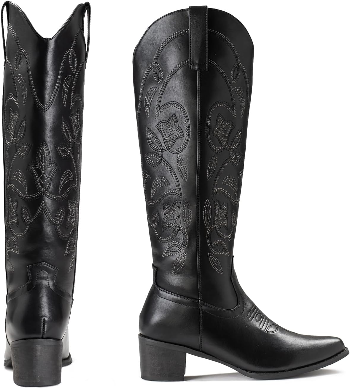 IUV Cowboy Boots For Women Pointy Toe Women's Western Cowgirl Boots... - Picture 113 of 114