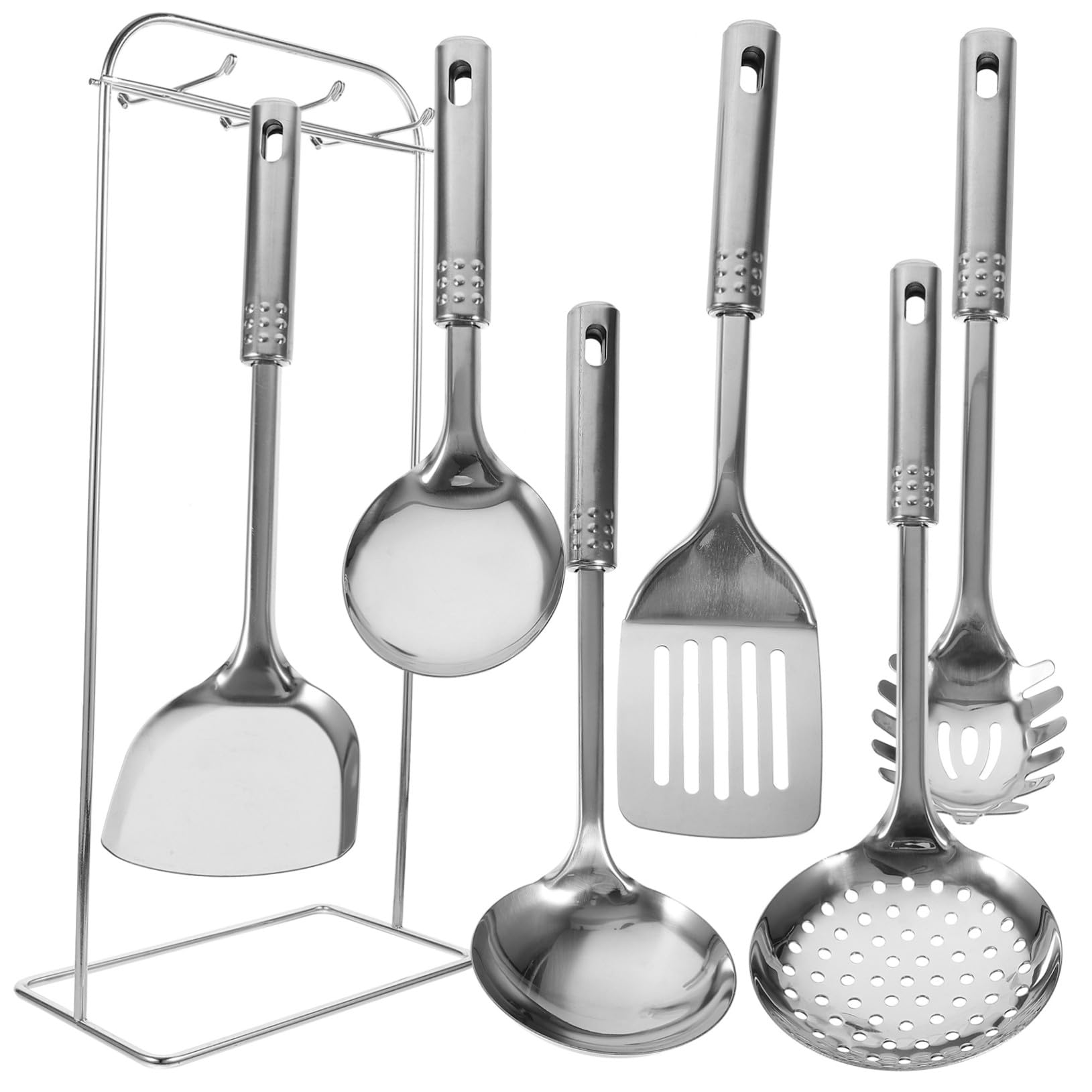 Acero Inoxidable Juego de Utensilios de Cocina, 7 Piezas