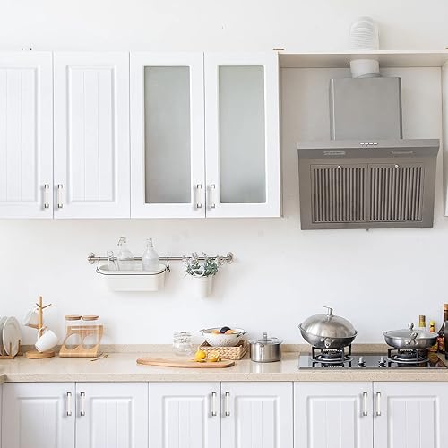 Miniatura 5 de 3818 - Paquete de 10 manijas de gabinete de cocina de 3 pulgadas (2.992 in), tiradores dorados para gabinetes de cocina, tiradores de cajón para