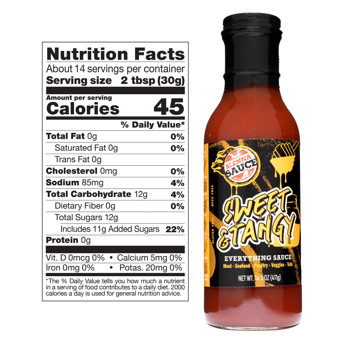 Sienna Sauce - Spice It Up, Sweet & Tangy & Lemon Pepper Variety Pack, Clean Ingredients, Gluten Free, No HFCS and Healthy, Everything Sauce - As Seen On Shark Tank