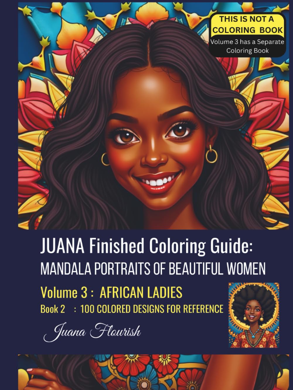 100 Modèles de Coloriage de Mandala de Femmes Africaines pour Palettes de Couleur