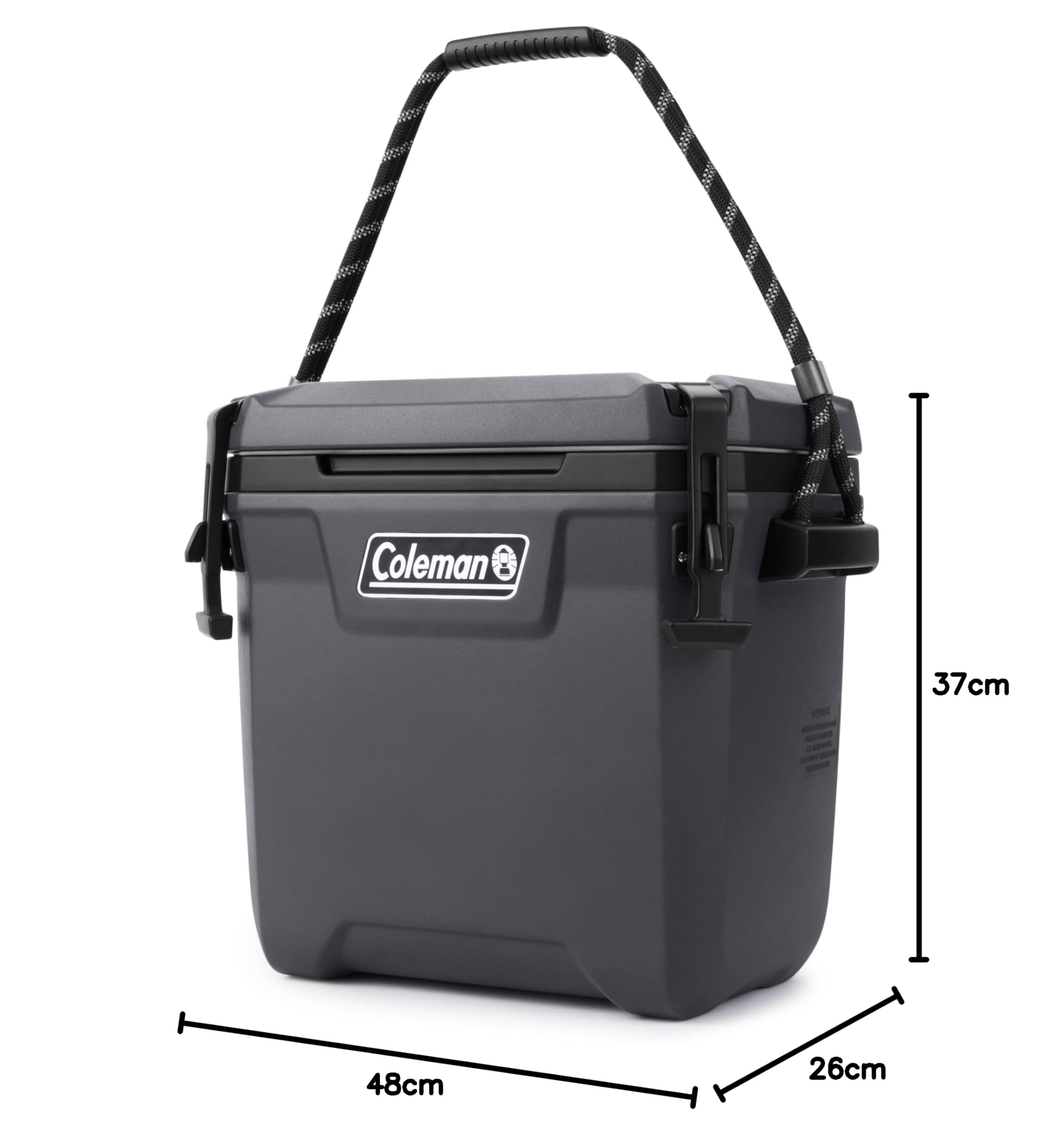 Coleman Convoy Hochleistungs-Kühlbox | 27L - 22L Fassungsvermögen | Hält EIS bis zu 5 Tage lang | Vollschaumisolierung | Große, tragbare Eisbox für den harten Einsatz im Freien & auf Baustellen