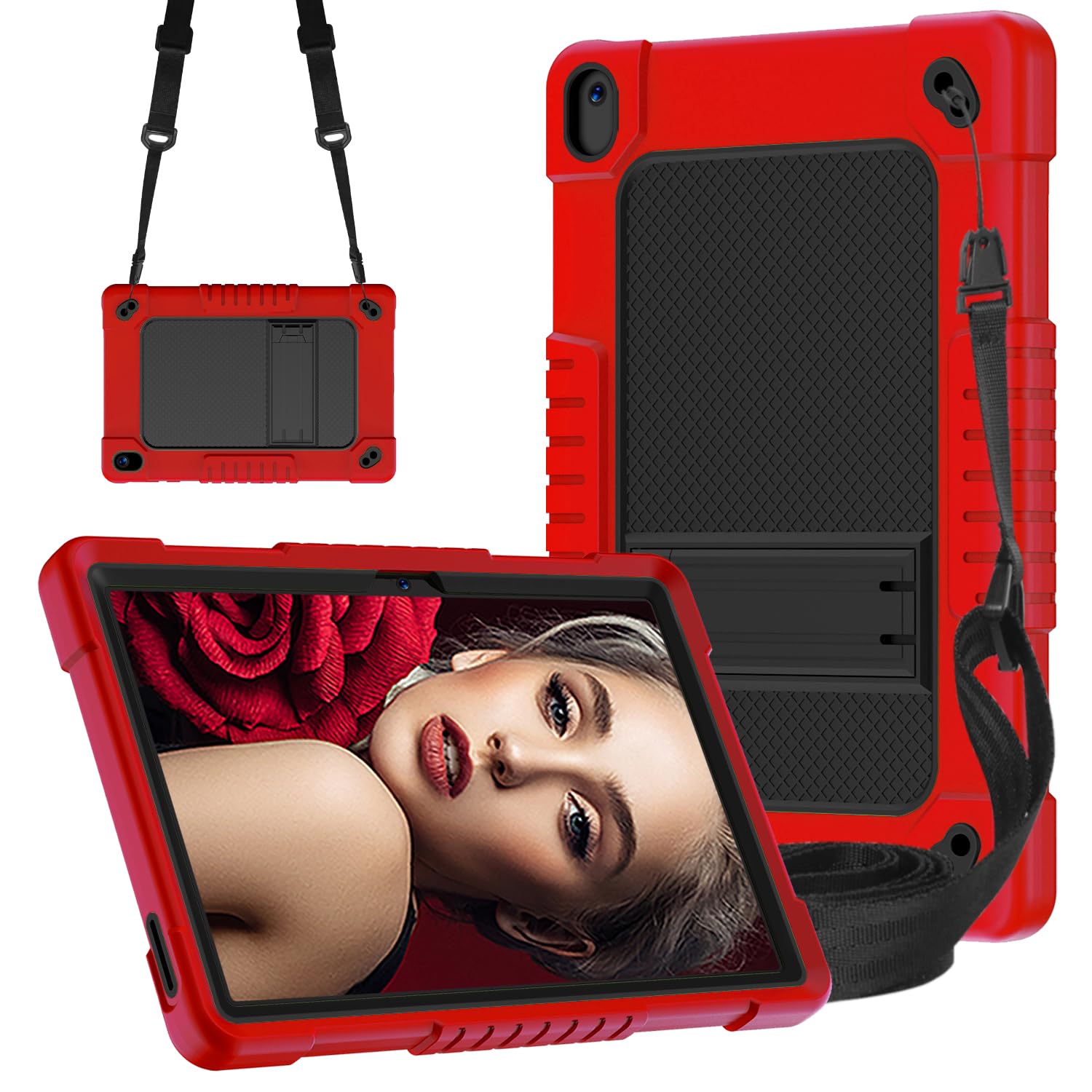 Custodia Tablet Kebiory Per Walmart Onn 10.1 2024 - Antiurto Con Tracolla E Stand | Protezione Bambini