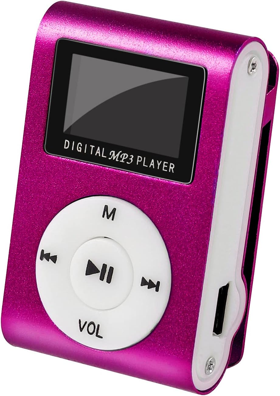 1PC Portable MP3 Player with Clip Mini USB LCD Screen MP3