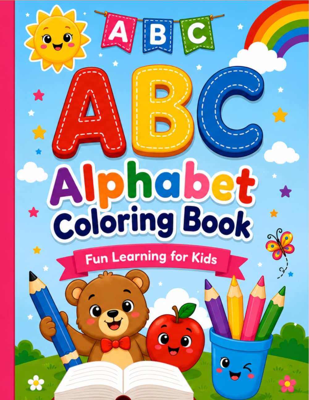 ABC Alphabet Coloring Book: Fun Learning for Kids