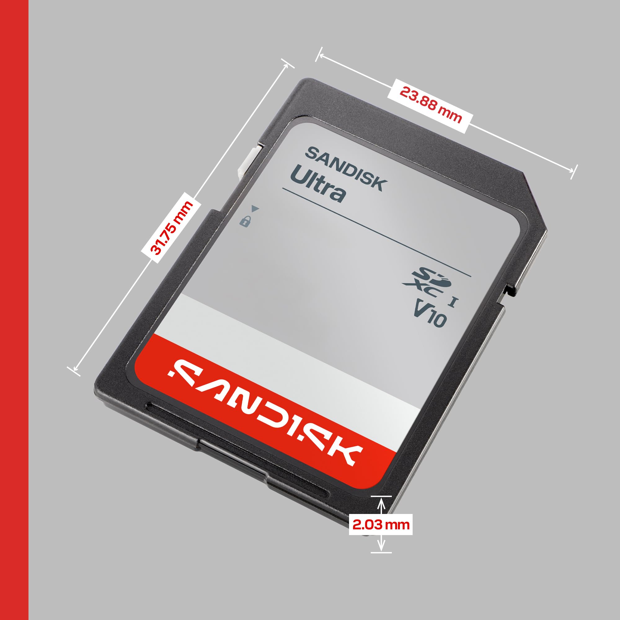 SANDISK Ultra SDXC UHS-I Scheda da 128 GB (fino a 195 MB/s velocità di lettura, video full HD, V10, U1, C10) SANDISK Memory Zone App