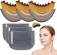 Vista 8 de Cepillo facial de contorno linfático – Cepillo facial linfático suave para drenaje linfático, masaje de contorno facial y cepillado en seco