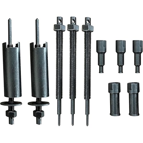 Motorcycle Bearing Pullers 12 pcs Motorcycle Inner Bearing Removal Tool Kit Inner Bearing Extractor Kit 9-23mm