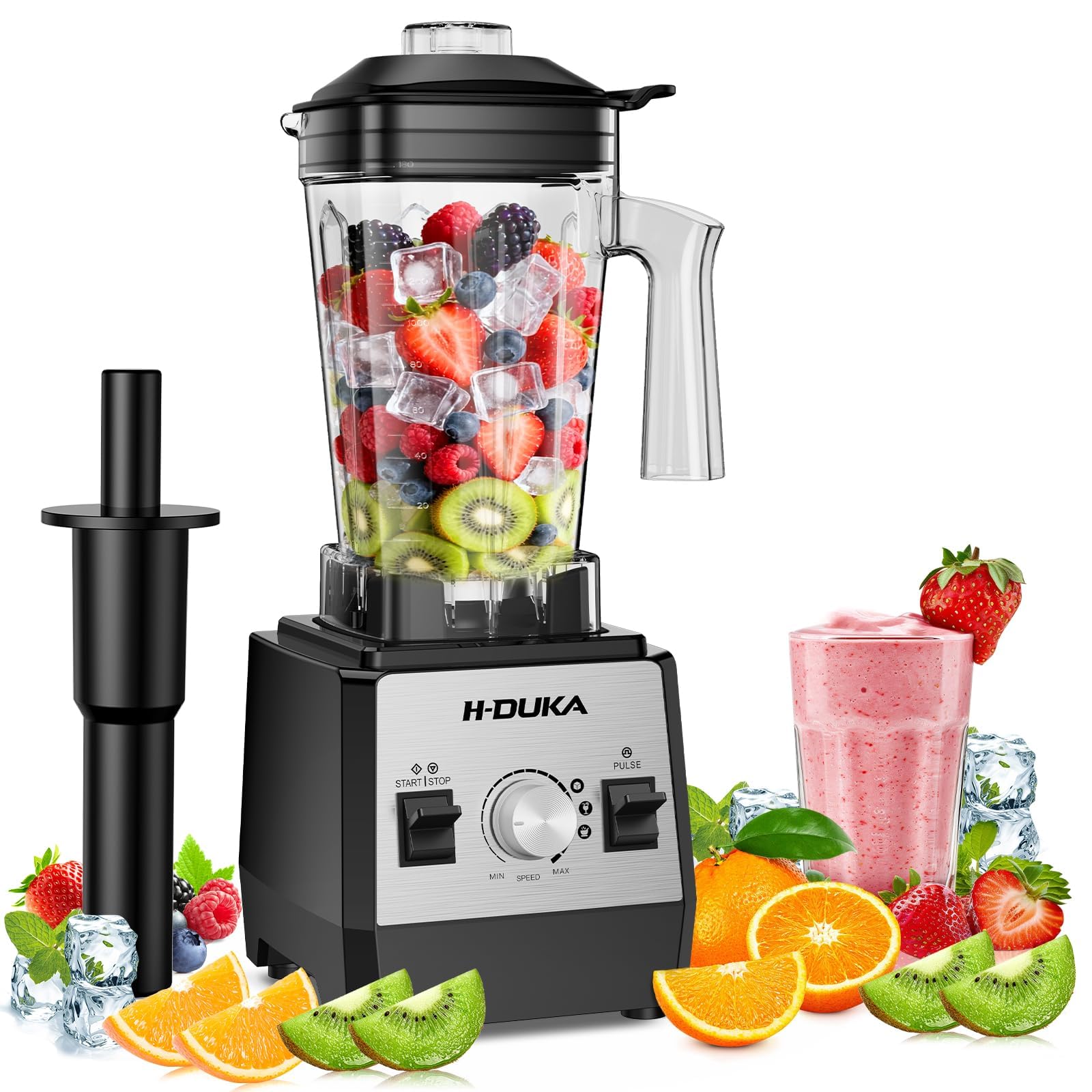 Blender for Smoothies with 64 Oz Capacity Blenders for Kitchen with BPA-Free Container Smoothie blender for Ice Crushing