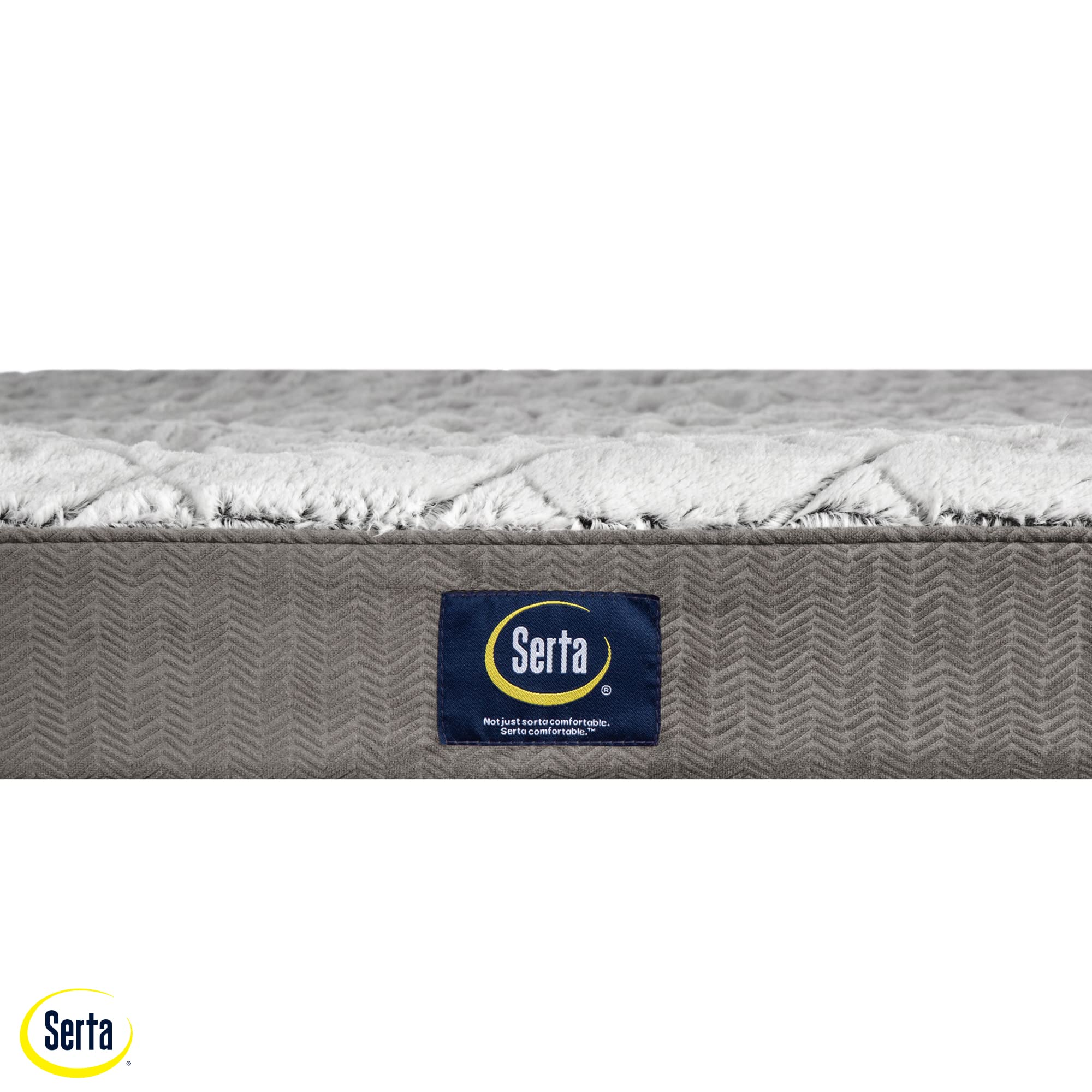 Serta Orthopedic Quilted Pillow Top Dog Bed for Pets