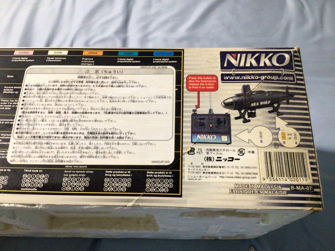 Amazon.co.jp: ◉レトロ玩具◉デッドストック◉ニッコー◉シーウルフ級 