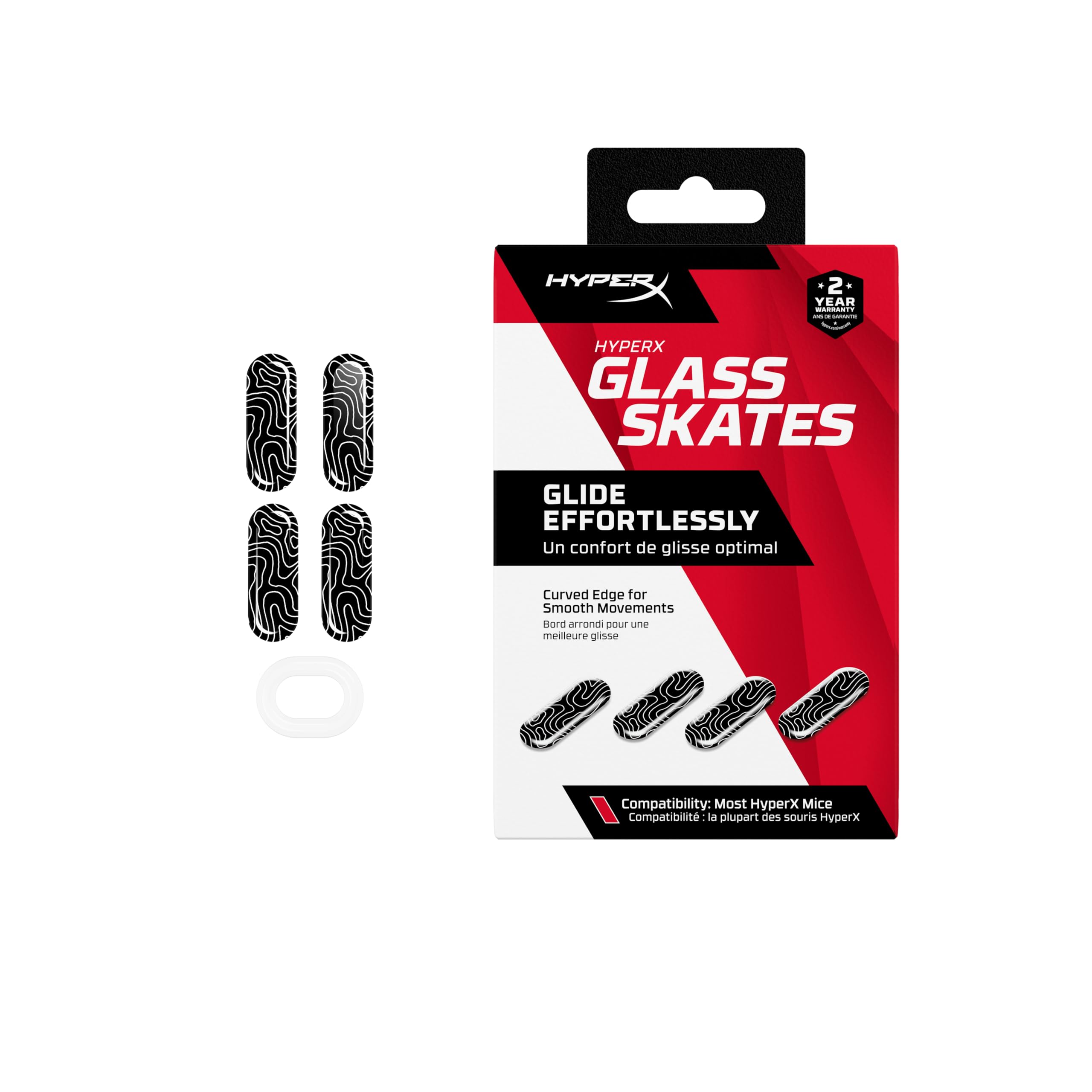 HyperX HyperX Glass Skates - Premium Skates for Haste Series Mice
