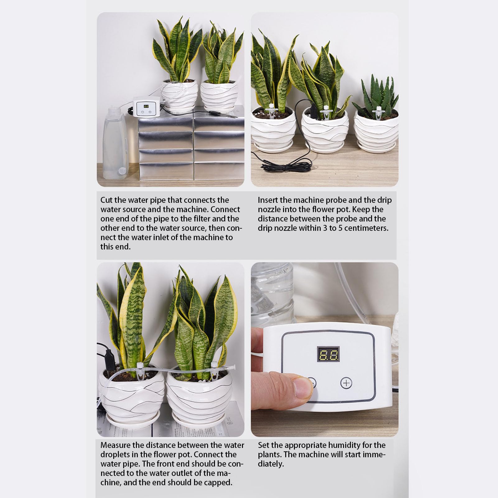 Arroseur Automatique pour Plantes, Système D Arrosage avec Détection D