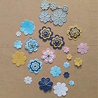 Vista 5 de Troqueles de flores para hacer tarjetas, troqueles de corte de metal, troqueles de papel para álbumes de recortes, suministros de fabricación
