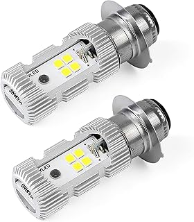バイク用LEDヘッドライト 適用 ジャイロキャノピー, PH7 6000k 対応電圧DC12V 超長寿命 ホワイト光 防水設計 2個