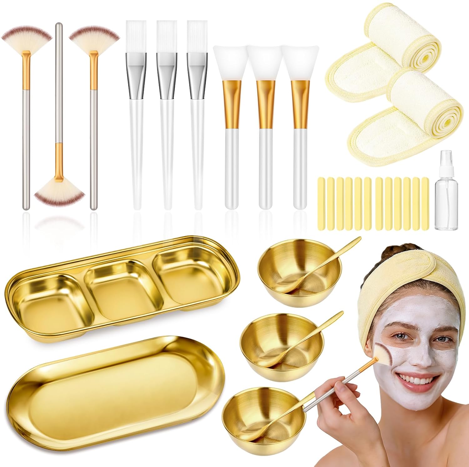 Esthetician Supplies Facial Kit - 32Pcs Professional Essentials