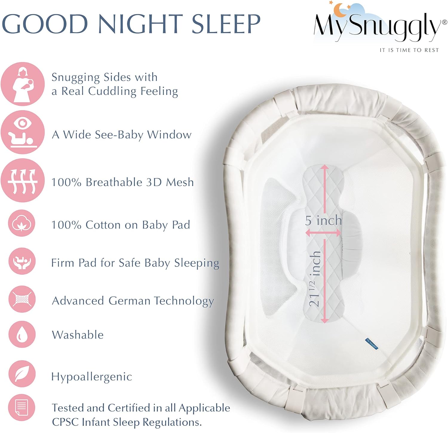 Snuggly Newborn Bassinet Insert for Halo Bassinets France Ubuy