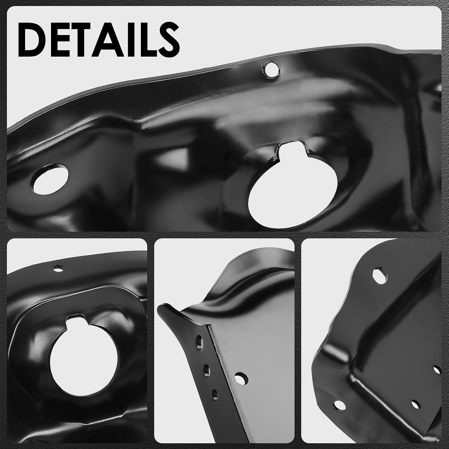 523-252 Front Upper Shock and Strut Mounts Compatible with 1980-1996 Ford Bronco F-150, Suspension Shock Tower Mounting Bracket Right Passenger Side