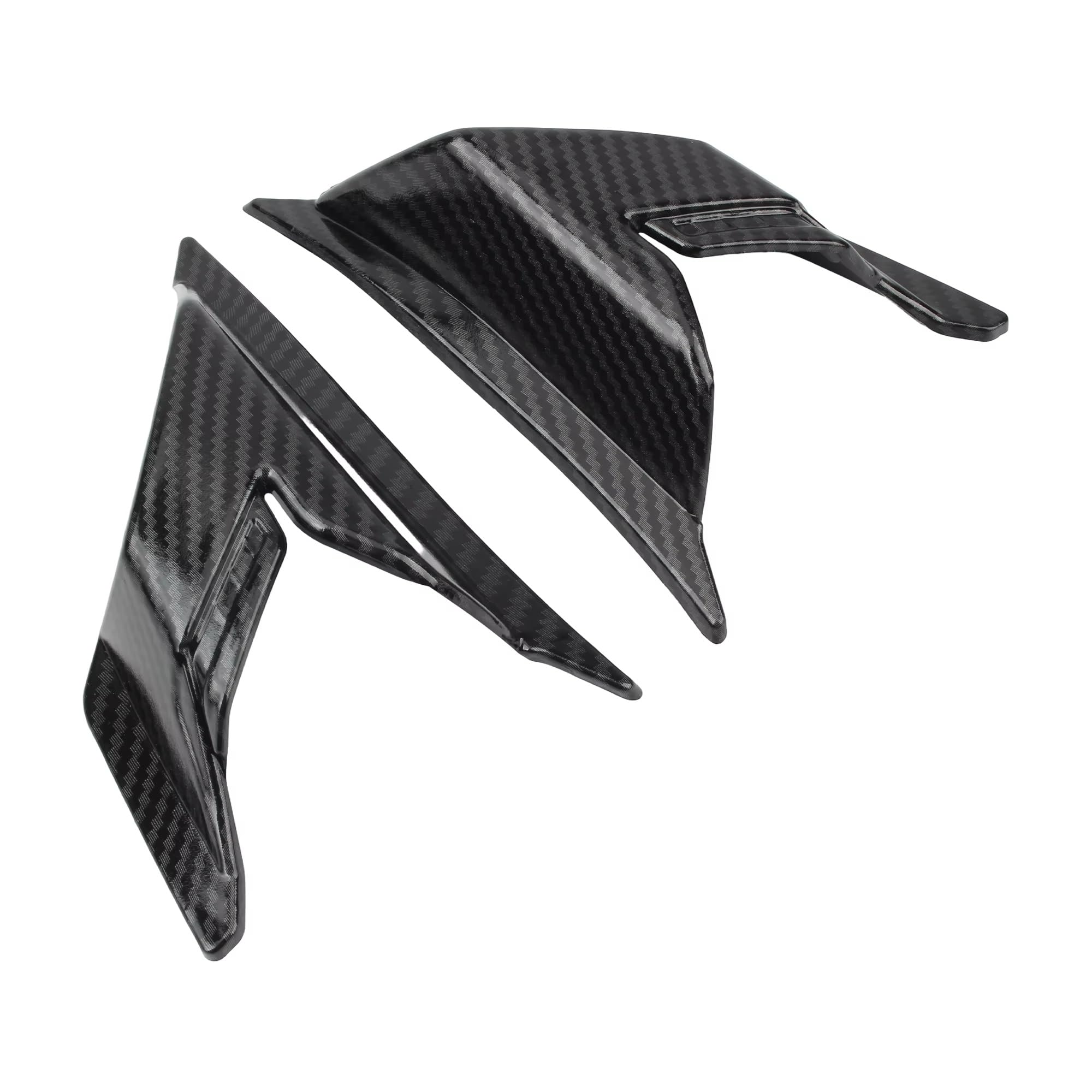 Alette Aerodinamiche Moto Winglet Carenature Laterali Aerodinamico Ala Sinistra Destra Accessori Per ADV160 2022 2023 2024 Scooter Spoiler Anteriore Moto(B)