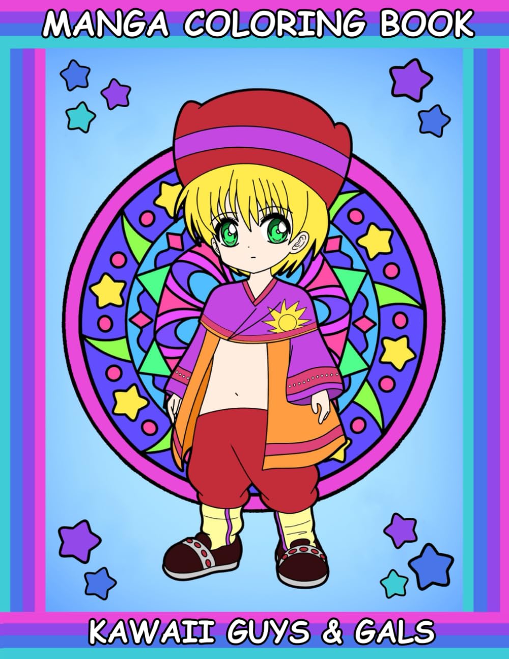 Manga Coloring Book Kawaii Guys & Gals: Adorable Shojo Manga-Inspired Characters to Color