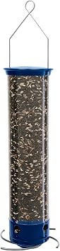 Droll Yankees Whipper Squirrel-Proof Bird Feeder for Outdoors - 5lb Seed Capacity, Weight-Activated Collapsible Perches, Heav