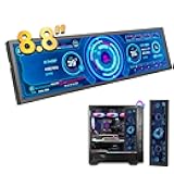 Dpofirs 8.8in USB Mini Screen, USB C PC Sensor Panel Display, PC CPU Data Monitor, PC Computer Temp Mini Secondary Screen for Desktop Chassis (Without Touch)