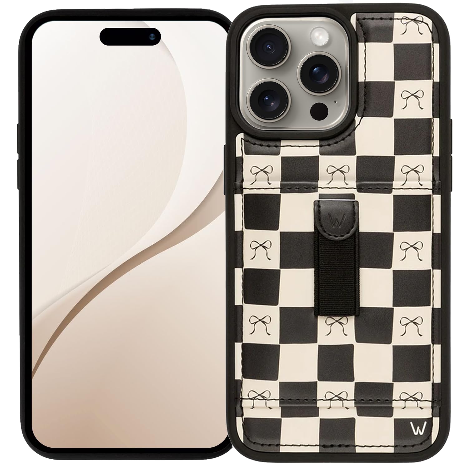 Walli Custodie per iPhone 14 Pro Max Custodia estetica sportiva a portafoglio per telefono, porta carte, contiene saldamente fino a 2 carte, carina, alla moda, adatta per iPhone 14 Pro Max, con