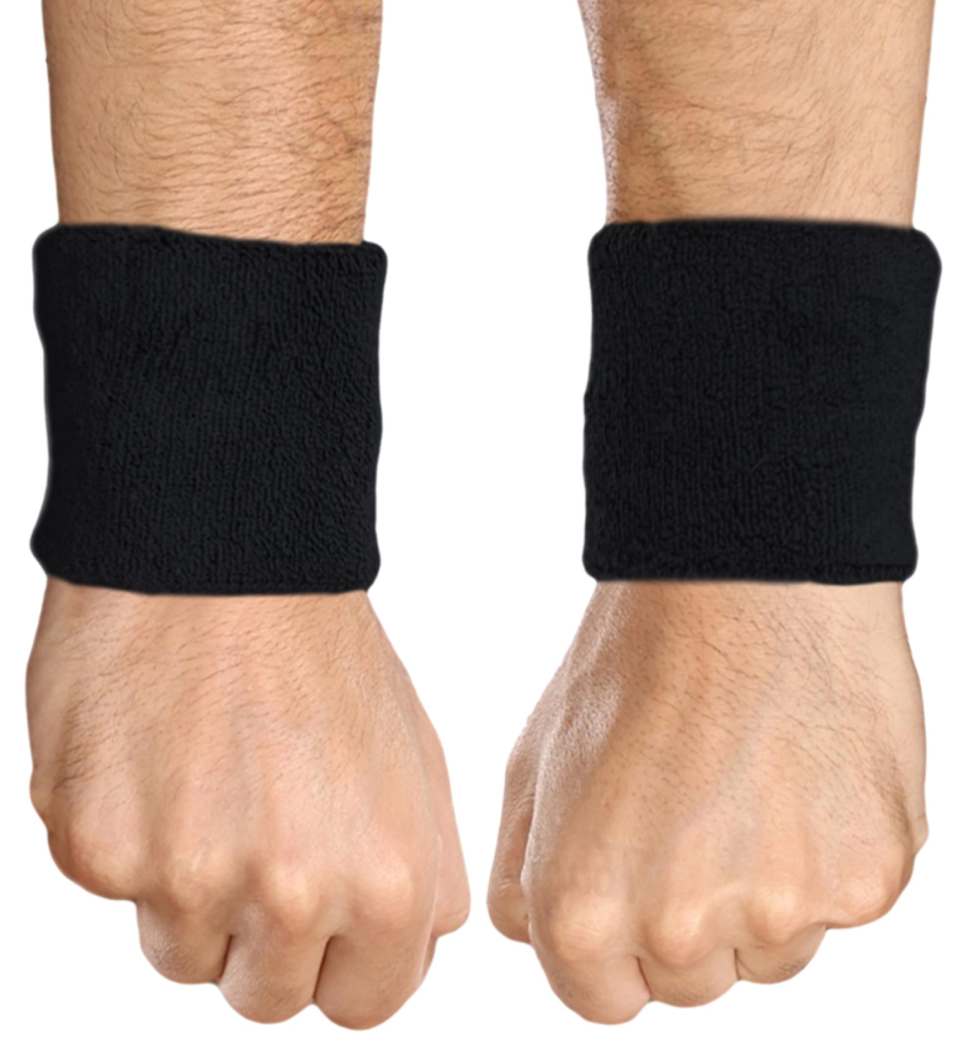Sports Sweatbands - Arm Bands for Wrists, Sweat Absorption for Men & Women