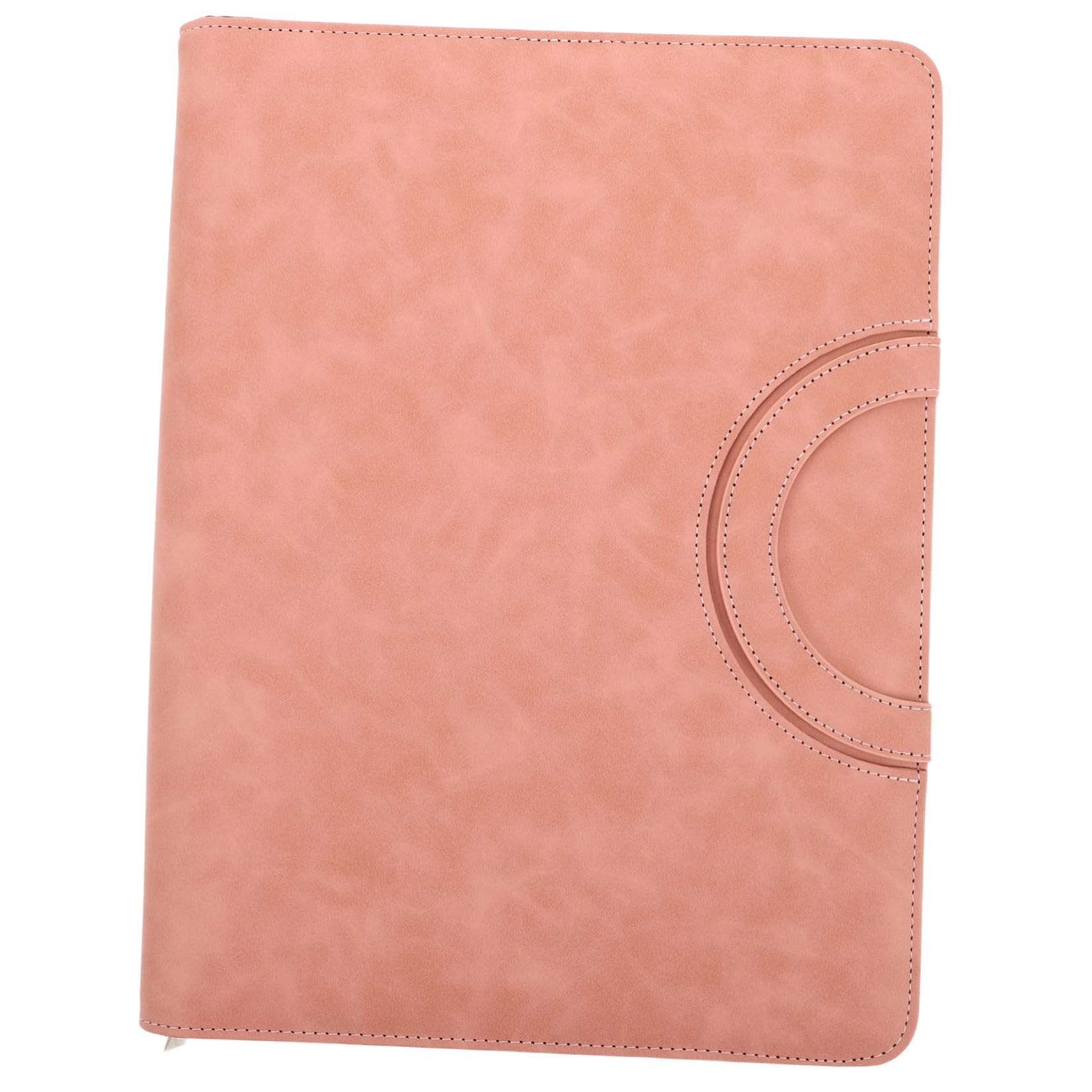 POPETPOP Organizzatore Multifunzionale in Pu Rosa per Quotidiano Custodia con Zip Sicura per Documenti A4, per Famiglie e Professionisti