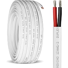 12 Gauge Marine Wire,50ft 12 AWG Duplex Maine Grade Wire Tinned Copper Boat Cable,Marine Electrical Wire for Boat/Maine/Automotive etc Outdoors Wiring